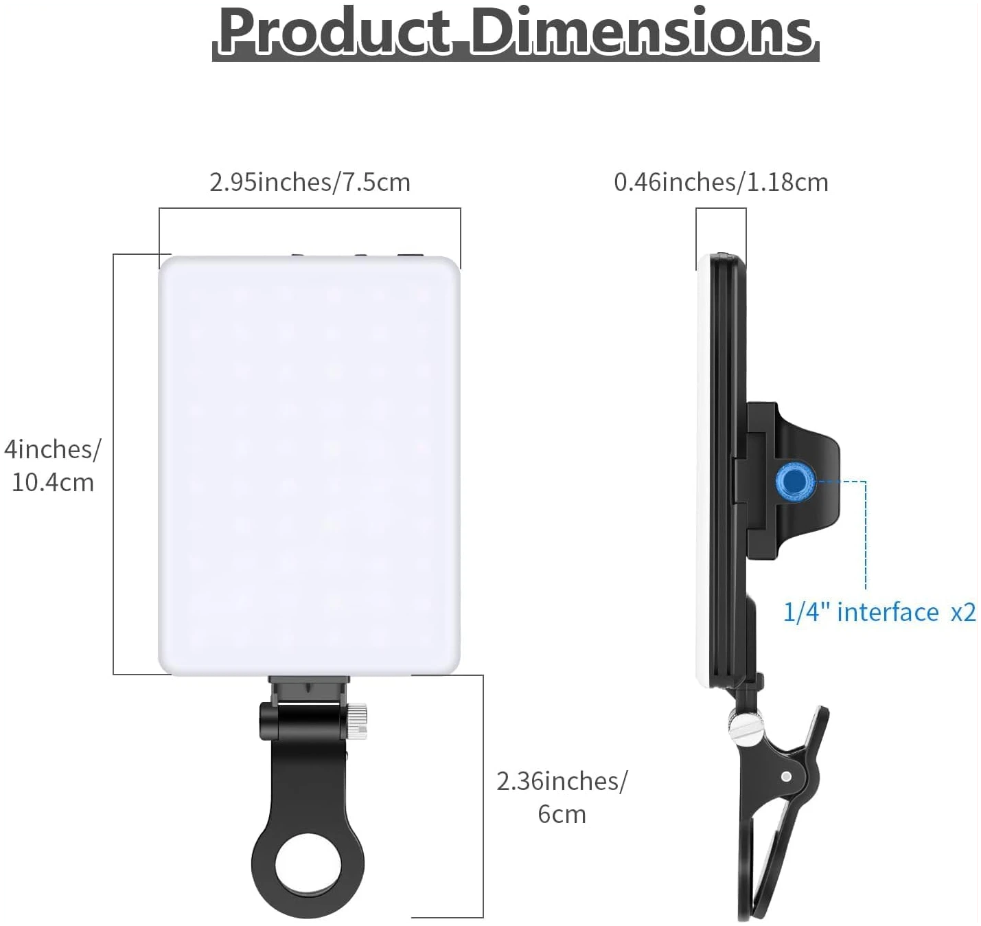 Lampe Vidéo à Pince Portable pour TikTok, YouTube, Instagram – Image 7