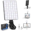 NEEWER Lumière Téléphone pour Selfie LED avec Clip, 60 LED de Haute Puissance, Batterie Rechargeable de 2000mAh, CRI95+, 3 Modes d'éclairage, Lampe Vidéo à Pince Portable pour Appels Via Zoom, TikTok